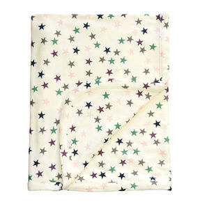 BABY SOY STAR PATTERNED BABY BLANKET